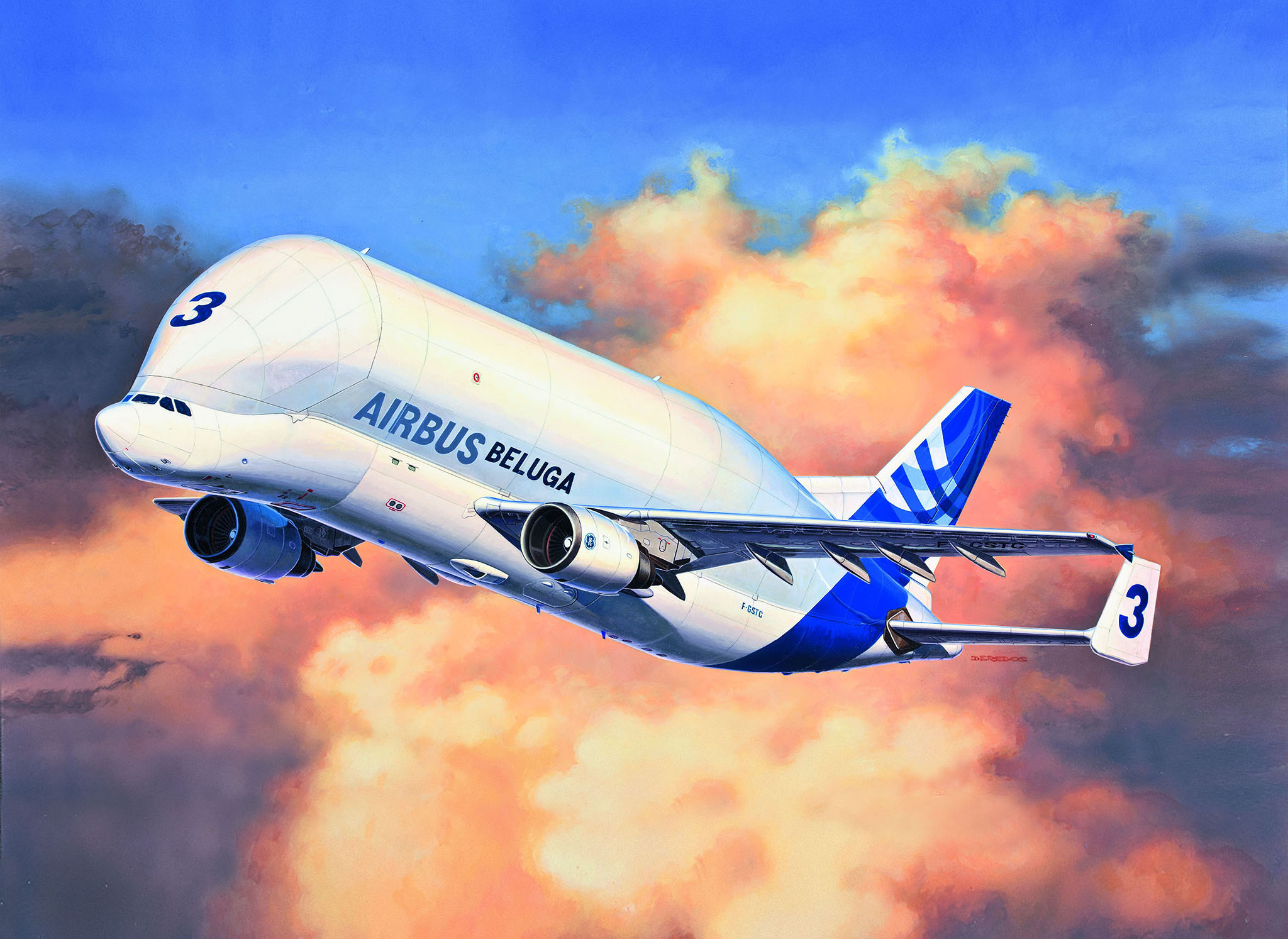 Revell Airbus A300-600ST Beluga 1/144