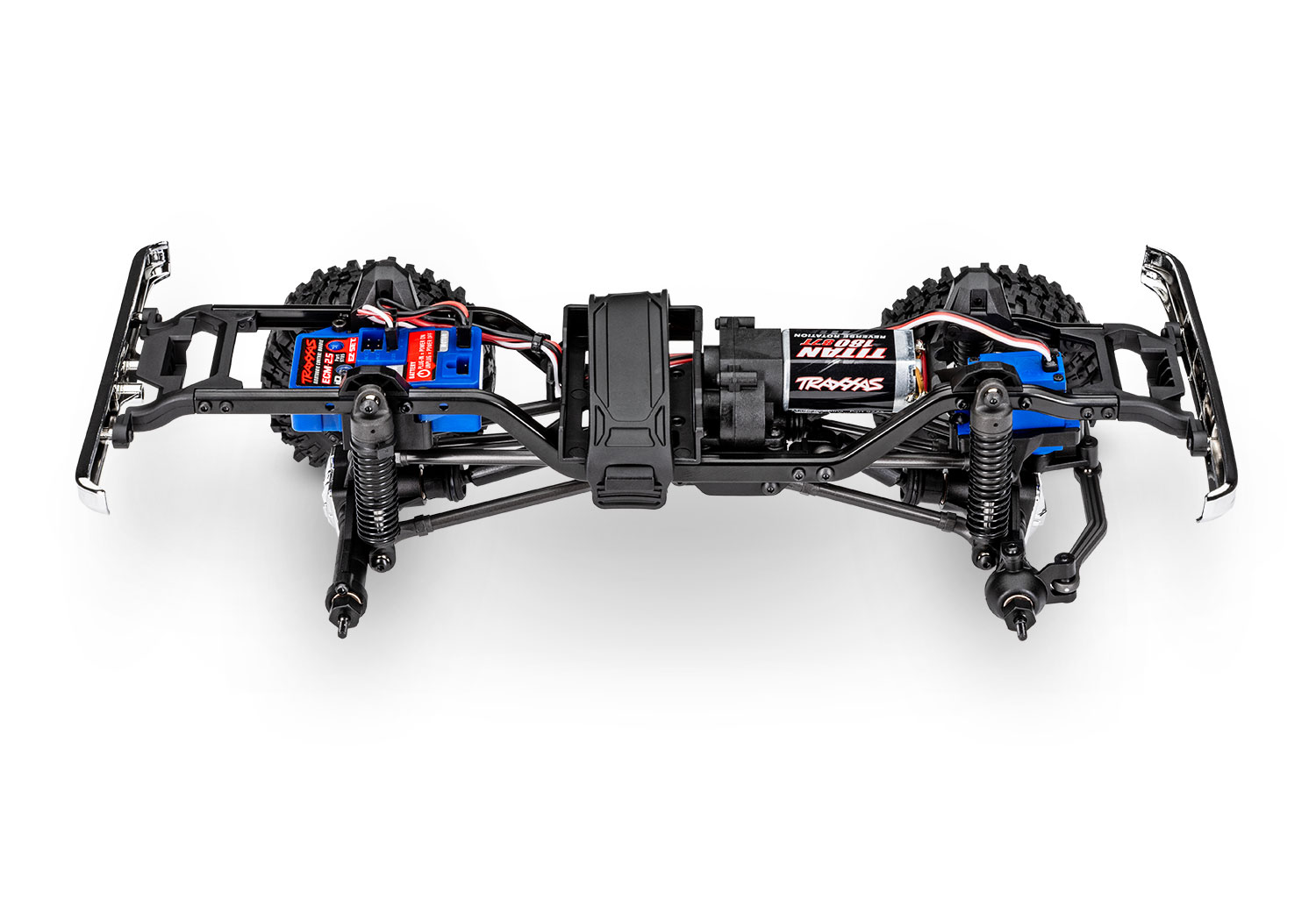 Traxxas TRX-4M High Trail 1979 Chevrolet K10 Truck 4WD Electric Scale and Trail Crawler with TQ 1/18 Black
