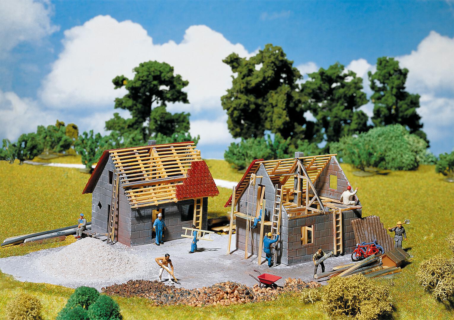 Faller Huis in Aanbouw H0