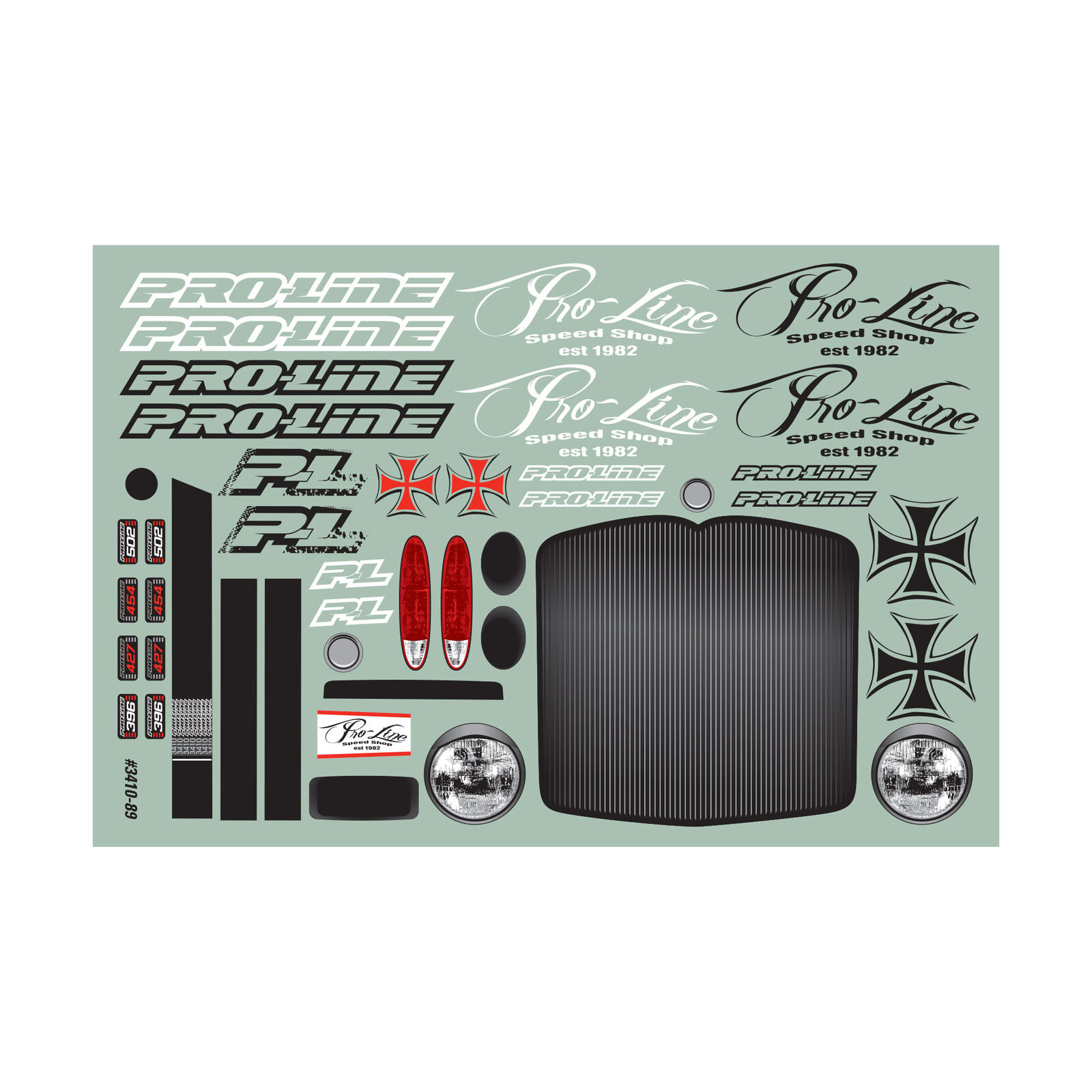 Proline Rat Rod Clear Body for Monster Truck 1/8