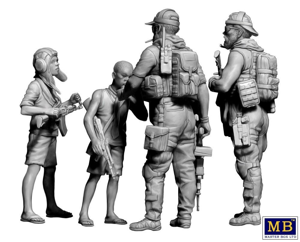 Master Box LTD Somewhere On Our Planet - Sharing A Smoke 1/35