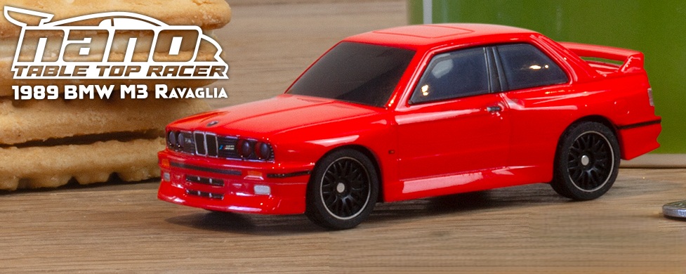 HPI Racing Nano-TTR 1989 BMW M3 E30 Ravaglia Red 1/64