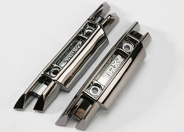 Traxxas Bumpers front and rear (black chrome)