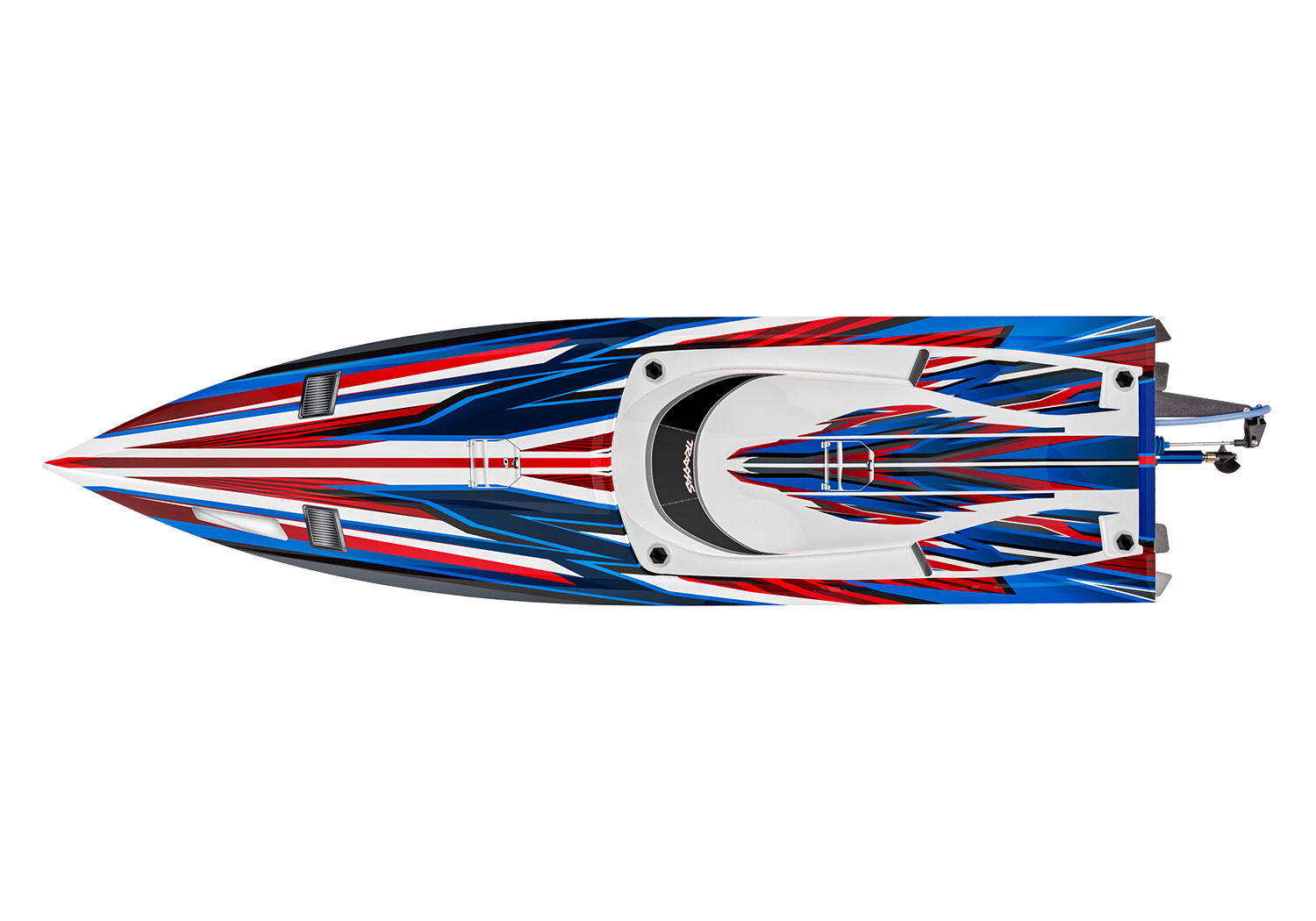 Traxxas Spartan SR36 Brushless Race Boat TQi TSM RED