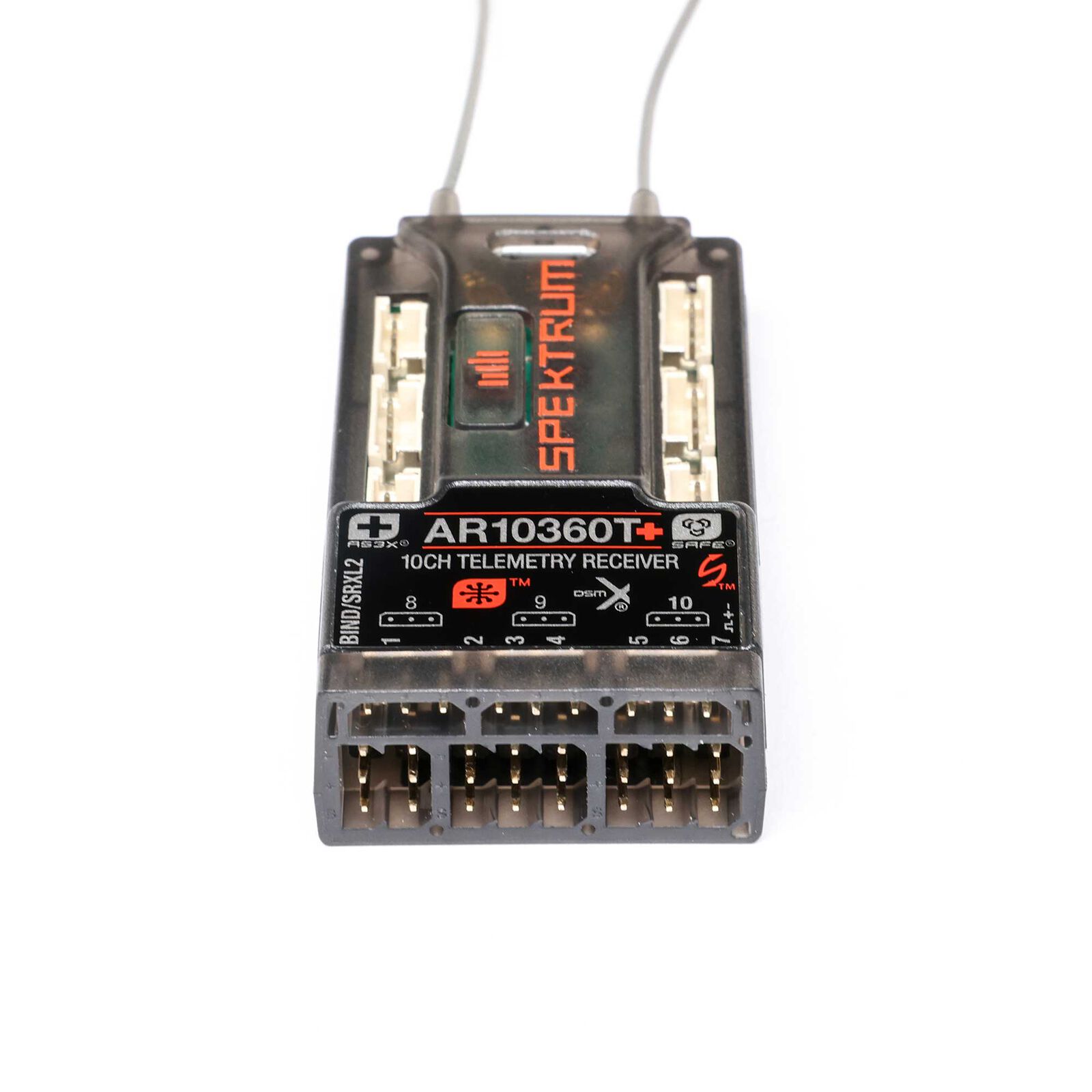 Spektrum AR10360T+ DSMX 10-Kanaals AS3X+ & SAFE Telemetrie Ontvanger