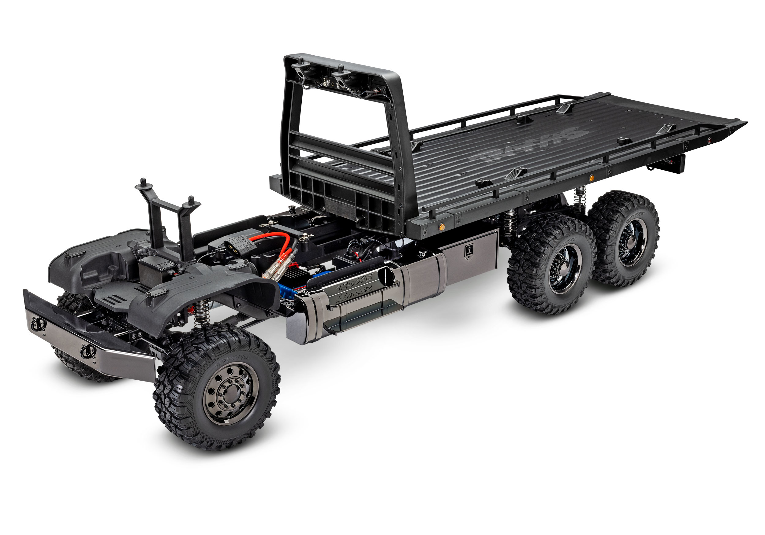 Traxxas Ultimate RC Hauler Truck with Winch Black RTR 1/10