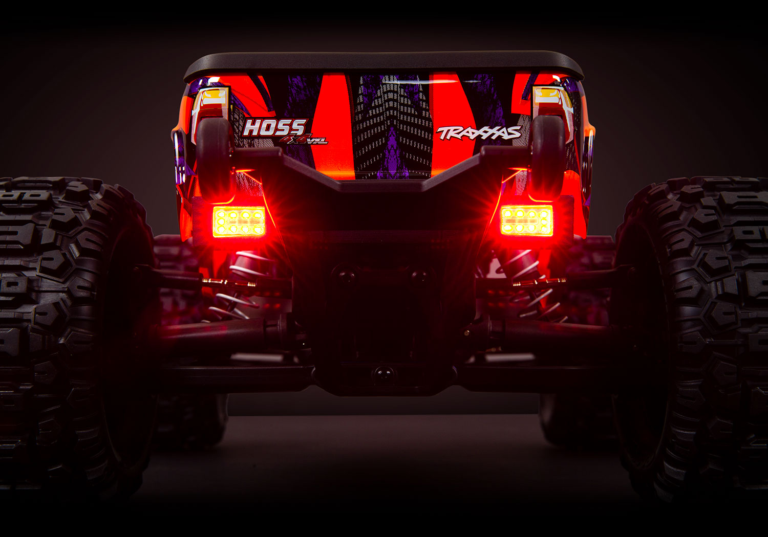 Traxxas Hoss and Stampede 4X4 LED Light Kit Complete (Includes Front and Rear Bumpers with LED Lights 3-Volt Accessory Power Supply and Power Tap Connector (with cable) (Fits #9011 Body)