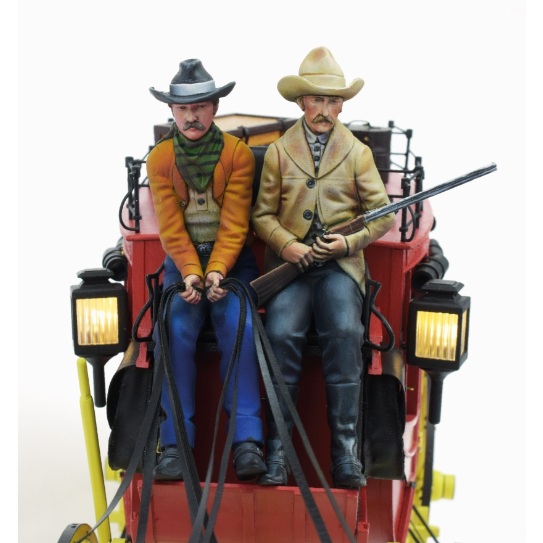 Artesania Latina Set van 4 Figuren in Resin voor Stagecoach 1/12