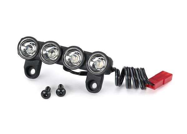 Traxxas LED light bar front (assembled)/ 3x8 BCS (2)/ 2.5x8 BCS (2) (requires #3735 front bumper for 2WD Rustler or Bandit)