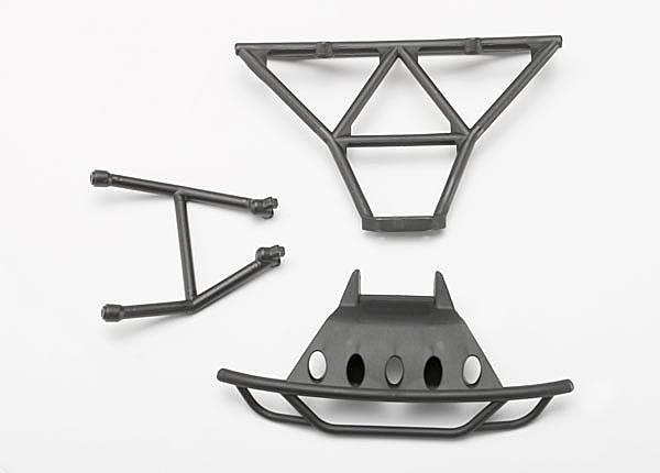 Traxxas Bumpers front (1)/ rear (1)/ 2.5x14mm CS(2) (1/16 Slash)