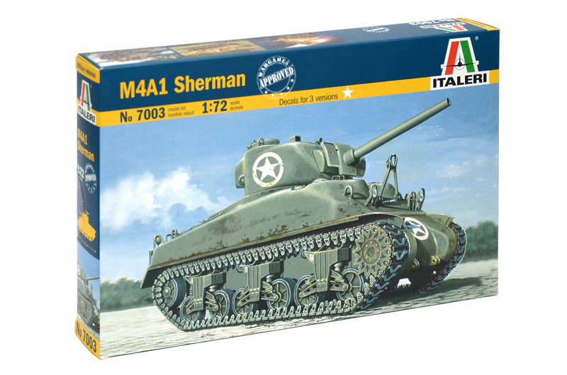 Italeri M4A1 Sherman 1/72