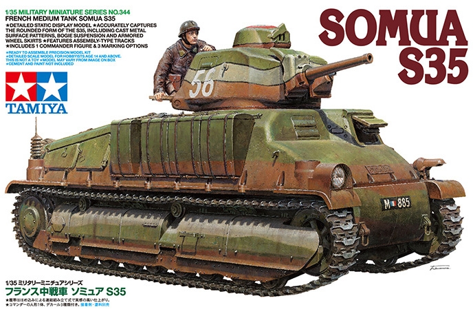 Tamiya French Medium Tank Somua S35 1/35