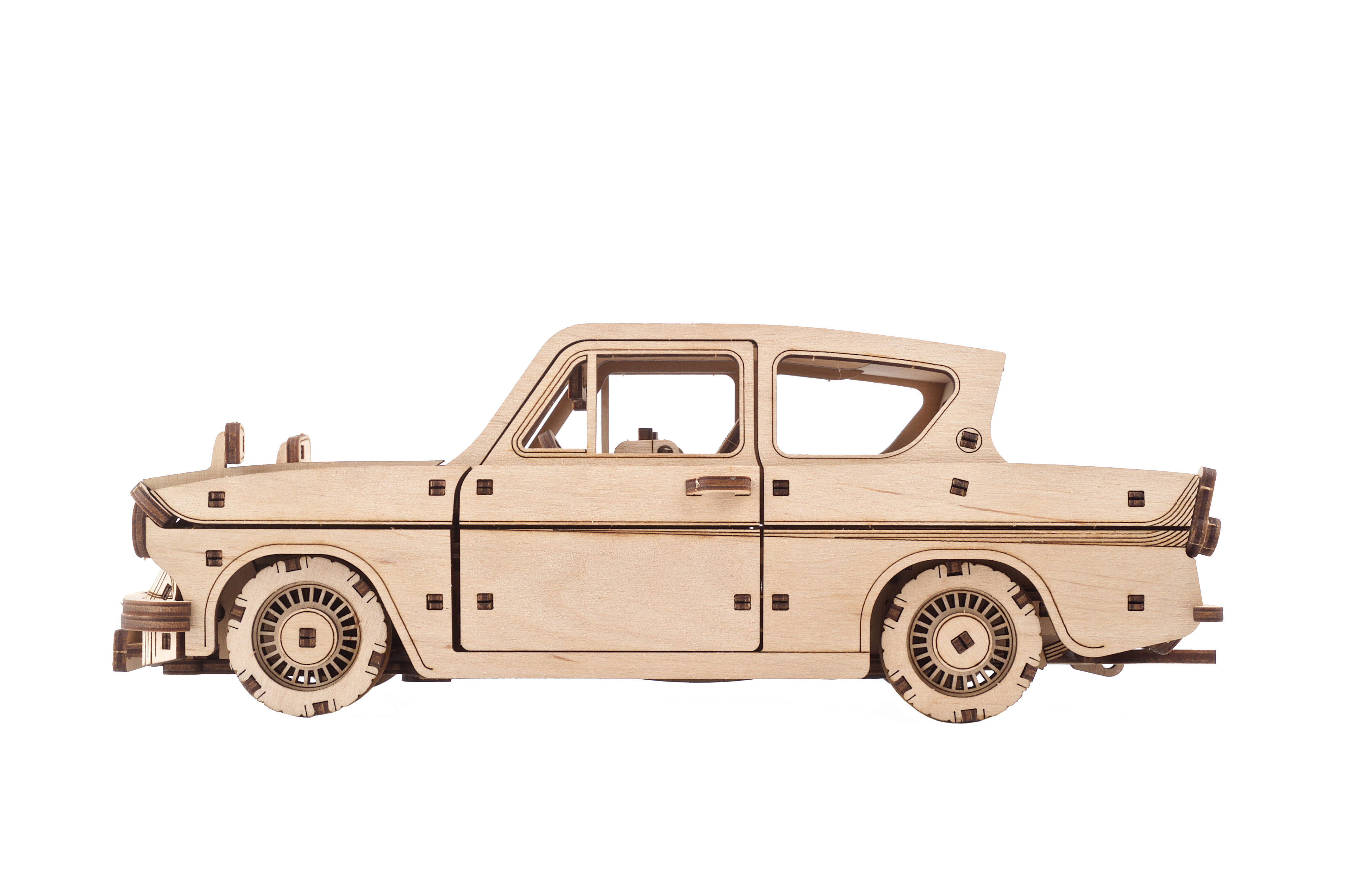 U-Gears Vliegende Ford Anglia Harry Potter mechanisch houten bouwpakket