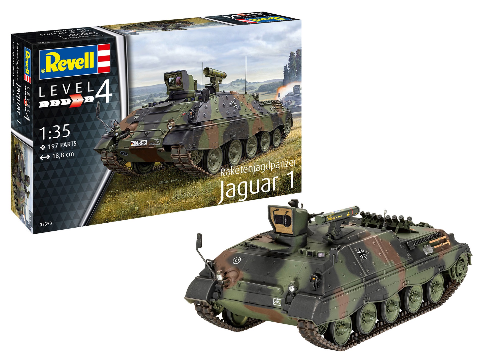 Revell Jaguar 1 Rocket Tank Destroyer 1/35