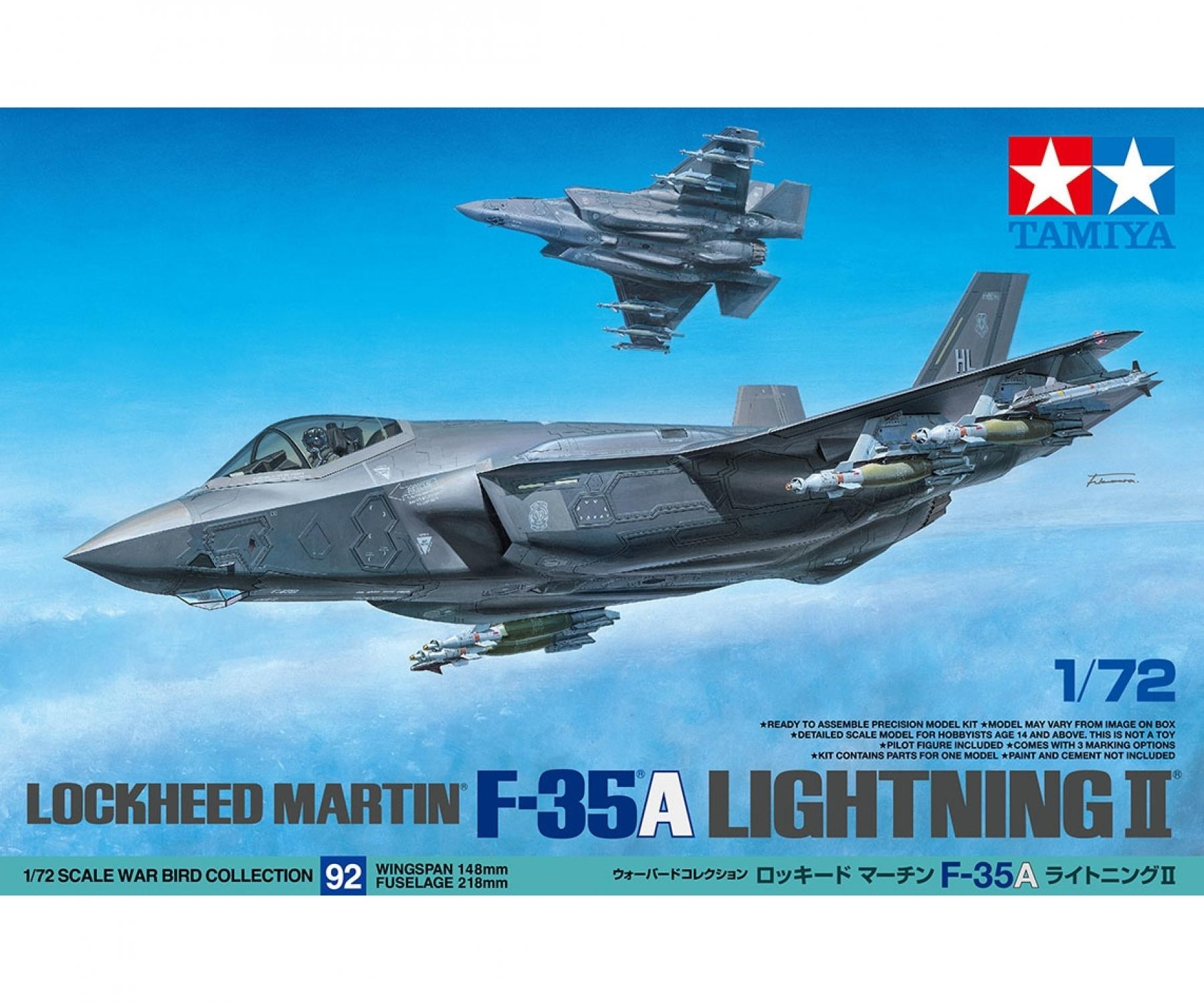 Tamiya Lockheed Martin F-35A Lightning II 1/72
