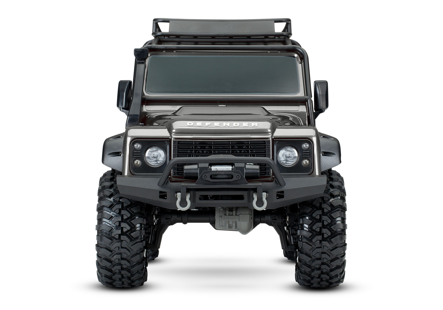 Traxxas Land Rover Defender TRX-4 4WD Scale and Trail  Crawler Fully-Assembled 1/10 Clipless Silver