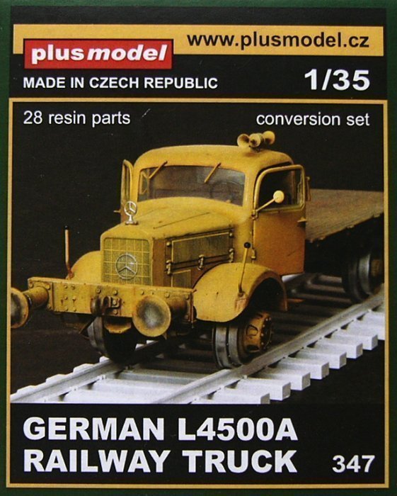 Plus Model German L4500A Railway Truck 1/35