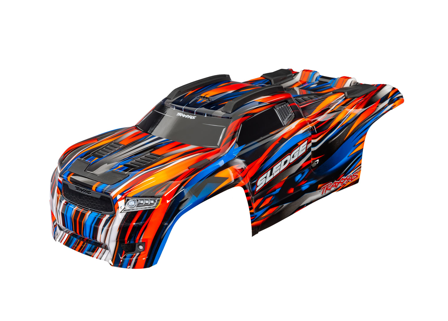 Traxxas Sledge Body Painted Orange