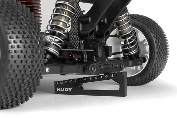 HUDY Chassis Droop Gauge 0 To -13mm for 1/8 Off-Road & Truggy