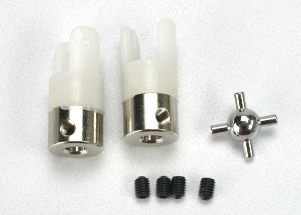 Traxxas U- joints (2)/ 3mm set screws (4)