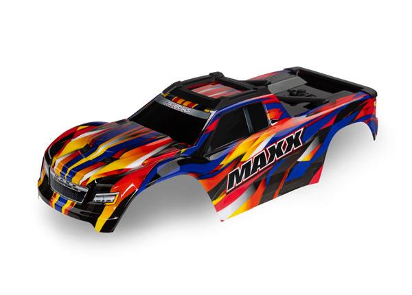 Traxxas Body Maxx yellow (painted decals applied) (fits Maxx with extended chassis (352mm wheelbase))