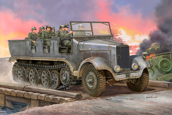 Trumpeter German Sd.Kfz.6 Halbketten-Zugmaschine Artillerieausfuhrung 1/35