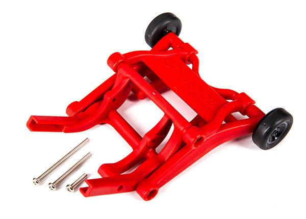 Traxxas Wheelie bar assembled (red) (fits Slash Stampede Rustler Bandit series)