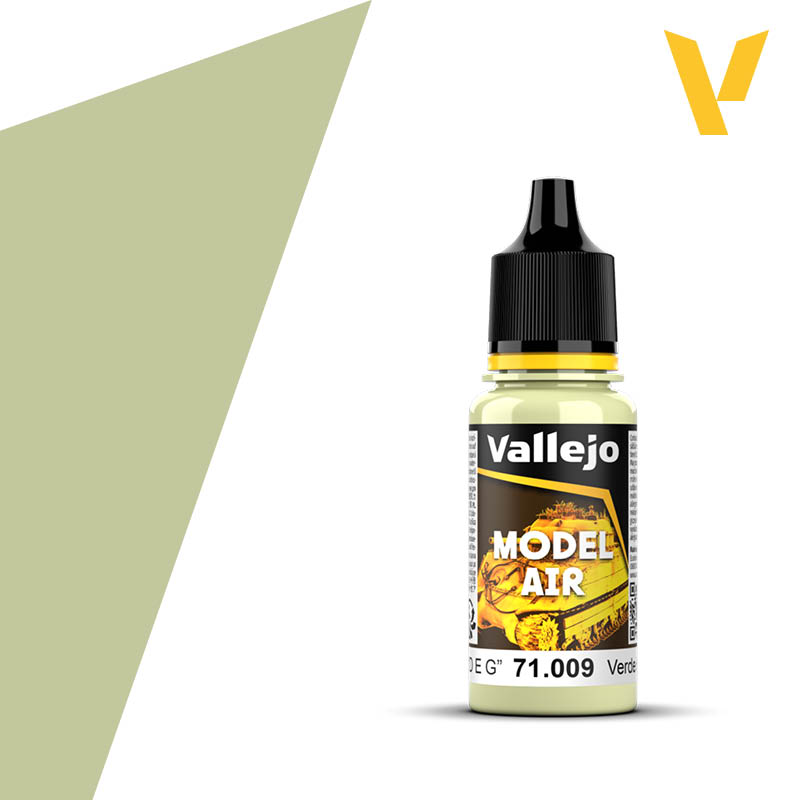 71009 Vallejo Eau de Nil "D.E.Green" Model Air 18ml