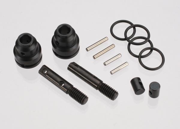 Traxxas Rebuild kit (for 1/16 E-Revo/Slash steel constant-velocity driveshafts) (includes pins, o-rings, stub axles for driveshafts assemblies)