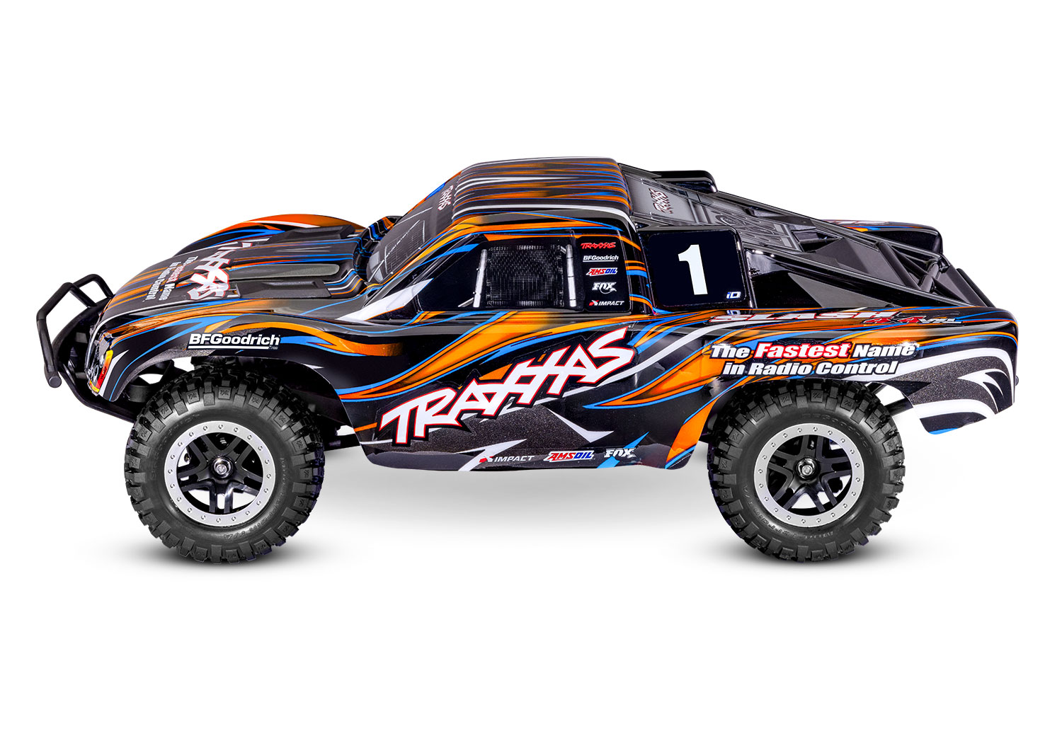 Traxxas Slash 4x4 VXL 2.4GHz TQi TSM RTR Short Course Truck Clipless HD ORANGE