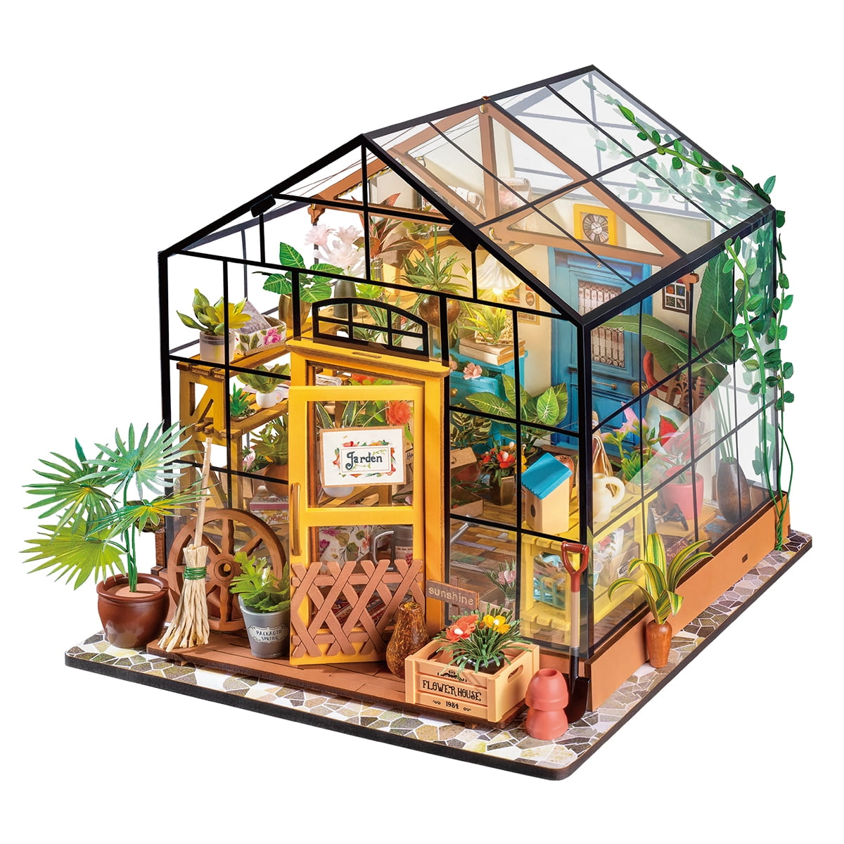 Rolife DIY Miniatuurhuis Cathy's Flower House 1/18