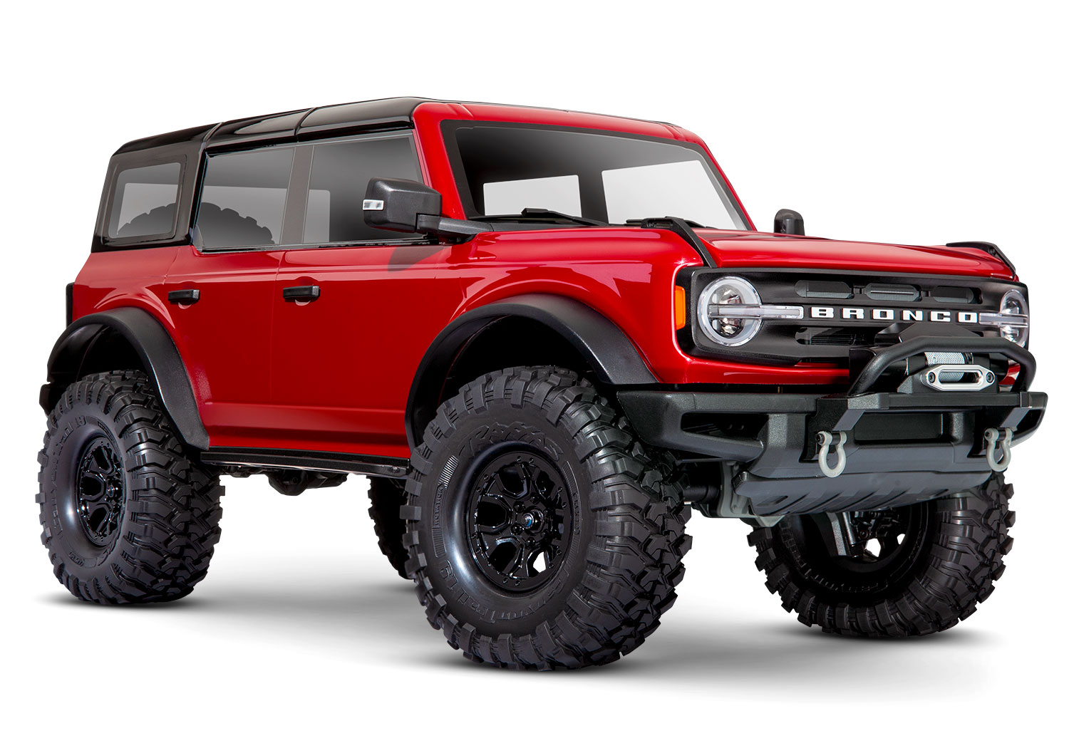 Traxxas 2021 Ford Bronco TRX-4  4WD Scale and Trail Crawler Fully-Assembled 1/10 - Red