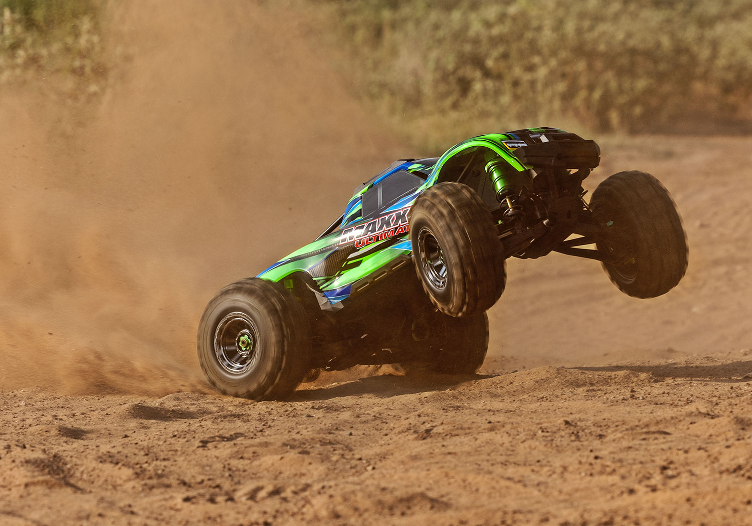 Traxxas Maxx Ultimate 4WD Brushless Electric Monster Truck VXL-4S TQi Green 1/8