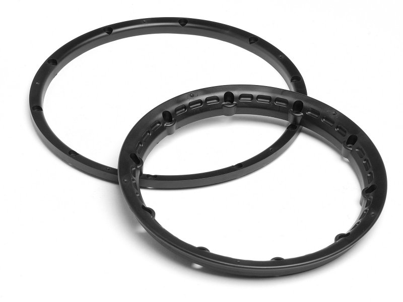 HPI Heavy Duty Wheel Bead Lock Rings Black for Baja 5B (2)