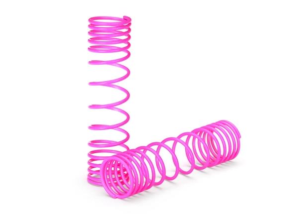 Traxxas Springs rear (PINK) (progres sive rate) (2)