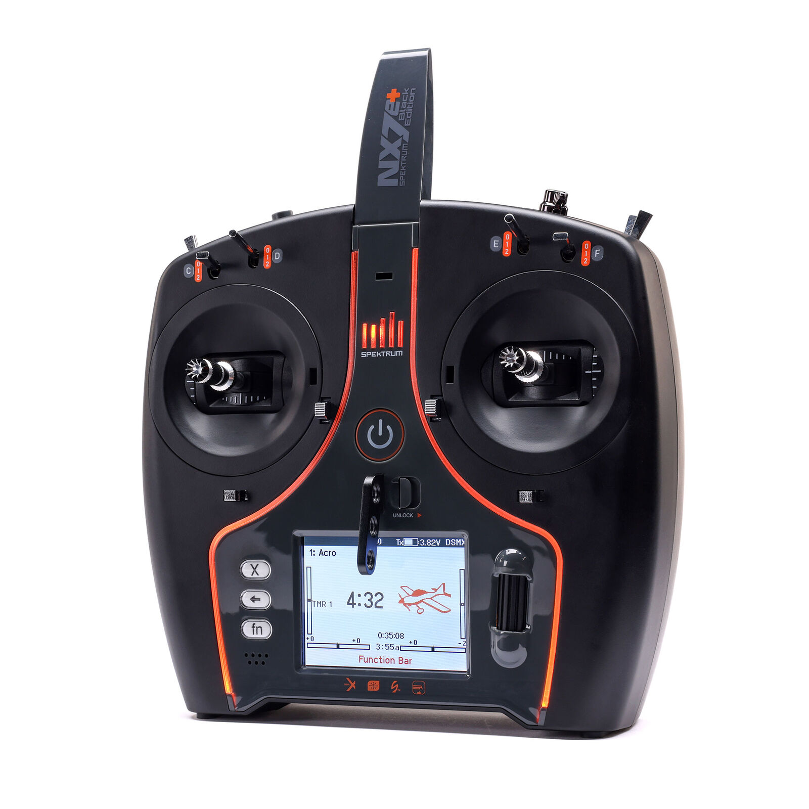 Spektrum NX7e+ Black Edition 14-Channel DSMX Transmitter Only