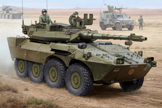 Trumpeter B1 Centauro AFV Early version (2nd Series) with Upgrade Armour 1/35