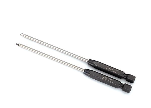Traxxas Speed Bit Set hex driver 2-piece ball-end (2.0mm 2.5mm) 1/4" drive