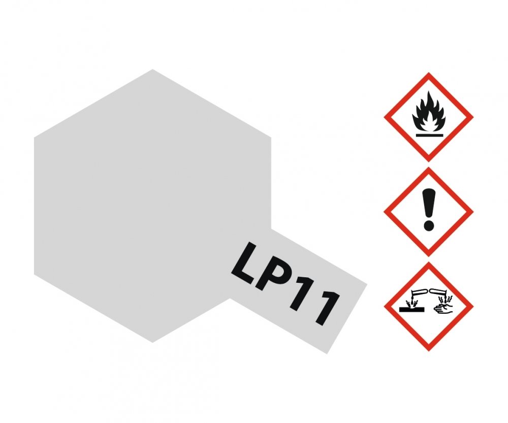 LP11 Potje Silver brillant 10ml Tamiya