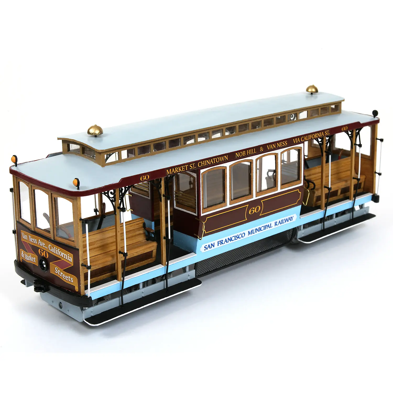Occre Cablecar San Francisco Houten Bouwdoos 1/24
