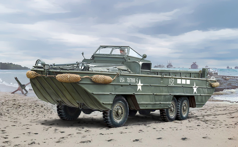 Italeri DUKW 2½ ton GMC truck amphibious version "D-Day 80th Anniversary" 1/72