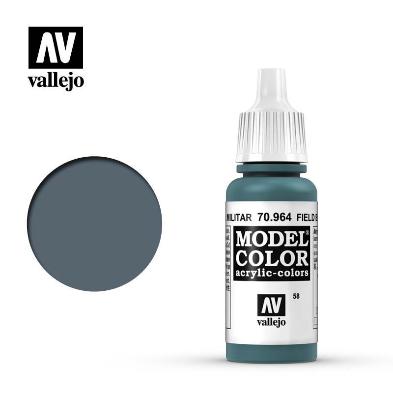 70964 Vallejo Field Blue Model Color 17ml