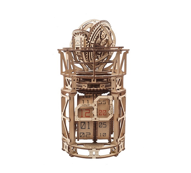 U-Gears Tourbillon Tafelklok mechanisch houten bouwpakket