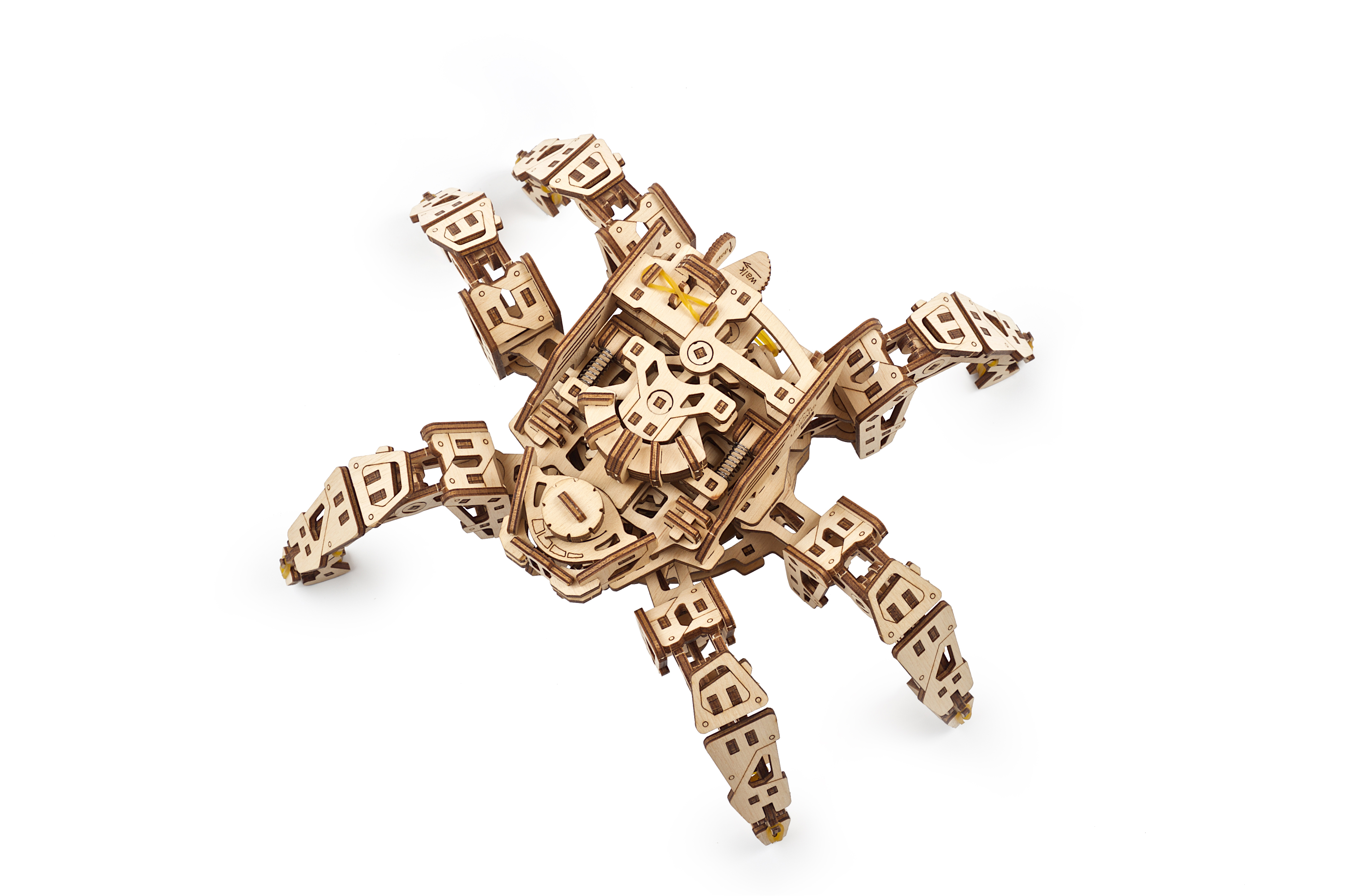 U-Gears Hexapod Spin mechanisch houten bouwpakket