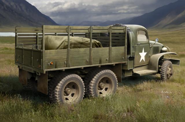 HobbyBoss US GMC CCKW-352 Wood Cargo Truck 1/35