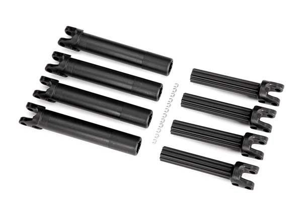 Traxxas Half shaft set left or right (plastic parts only) (internal splined half shaft/ external splined half shaft) (4 assemblies)