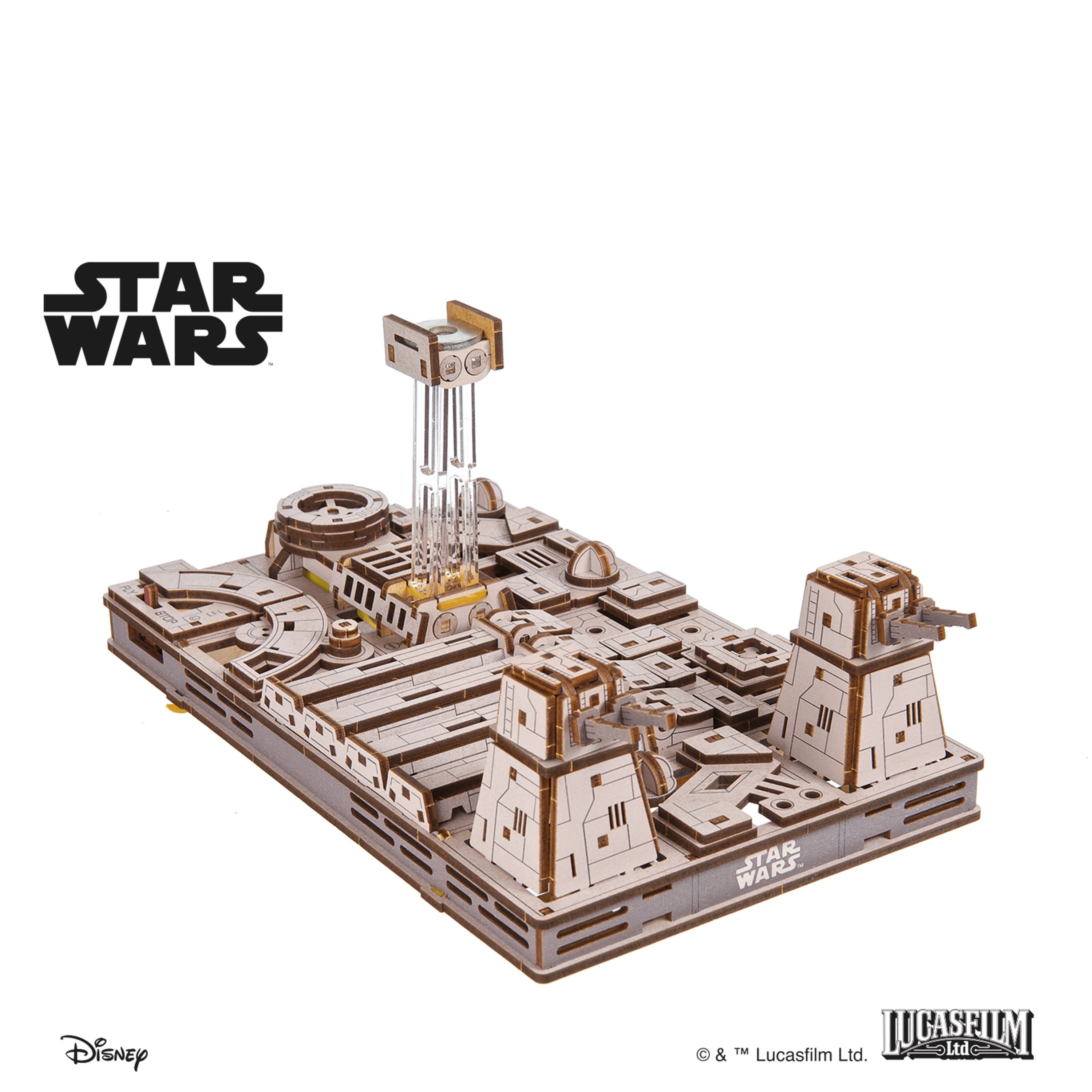 U-Gears Tie Fighter Star Wars mechanisch houten bouwpakket