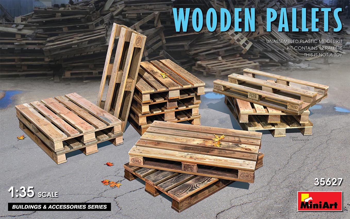MiniArt Wooden Pallets 1/35