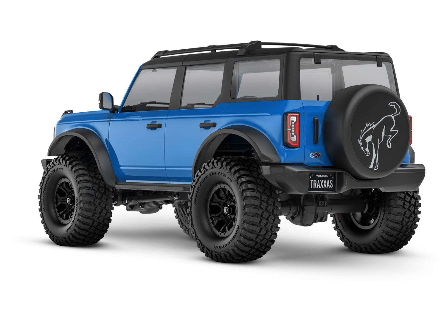 Traxxas TRX-4M Bronco 4WD Electric Scale and Trail Crawler with TQ 1/18 Blue