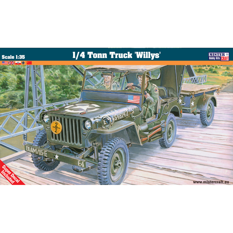 Mistercraft 1/4 Tonn Truck 'Willys' 1/35